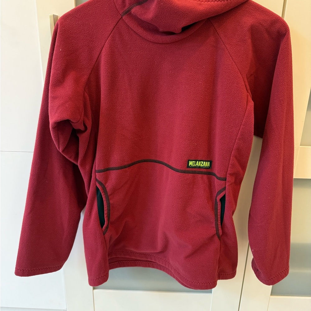 Melanzana Maroon Hoodie for Women